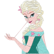 Matriz de Bordado Elsa Frozen 2